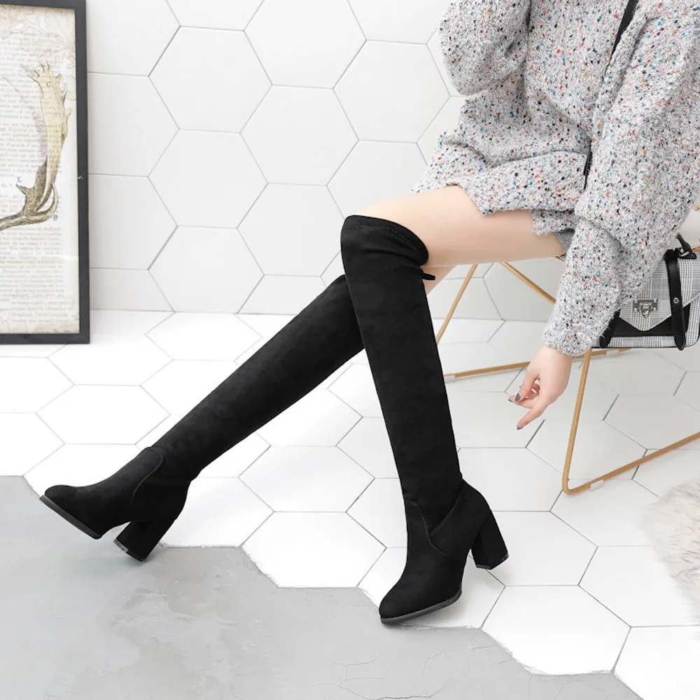 over the knee boots high heels Lace Up winter shoes women snow boots Sexy over the knee boots black women winter boots long#G2
over the knee boots high heels Lace Up winter shoes women snow boots Sexy over the knee boots black women winter boots long#G2