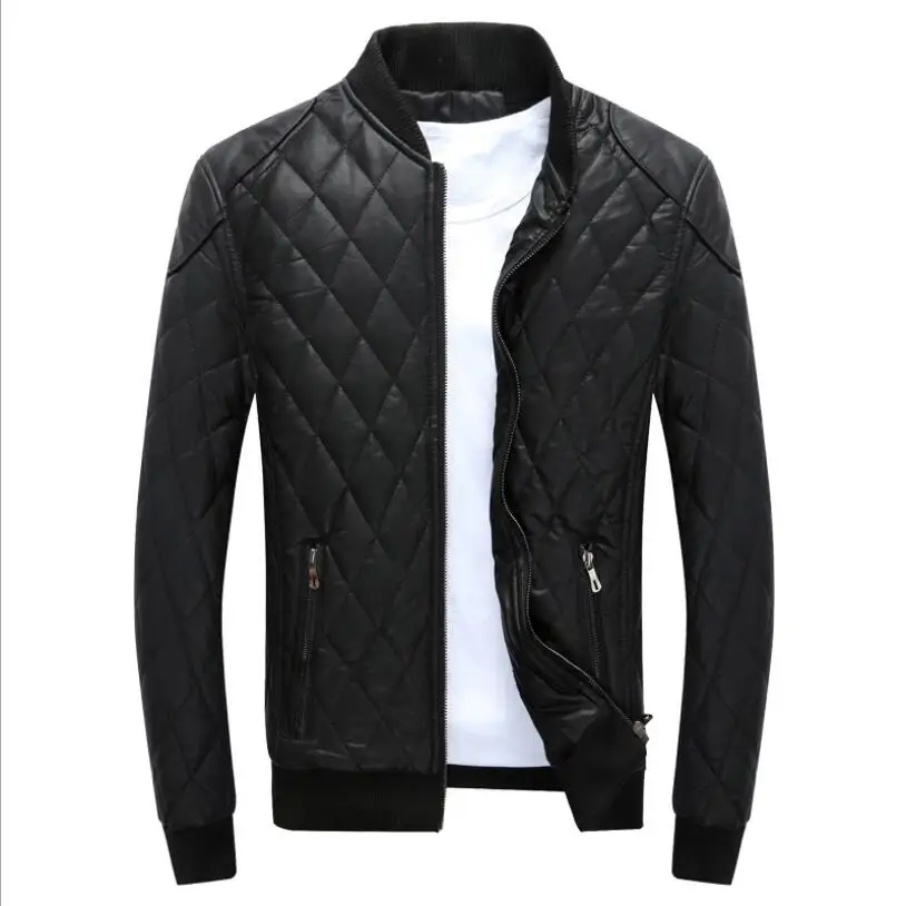 Men Winter Jackets Slim Fit Casual PU leather Jackets And Caots New Male Thicker Down Warm Jackets Men Streetwear Bomber jacket
Men Winter Jackets Slim Fit Casual PU leather Jackets And Caots New Male Thicker Down Warm Jackets Men Streetwear Bomber jacket