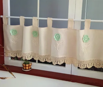 Half-curtain Countryside Simplicity Curtain Green Flower Coffee Short Curtain for Kitchen Cabinet Door
Half-curtain Countryside Simplicity Curtain Green Flower Coffee Short Curtain for Kitchen Cabinet Door