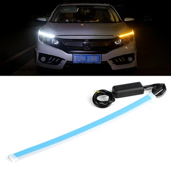 OKEEN 1piece 12V Flexible drl Turn Signal Yellow led Daytime Running Lights White Running Light Strip for Headlight Assembly
OKEEN 1piece 12V Flexible drl Turn Signal Yellow led Daytime Running Lights White Running Light Strip for Headlight Assembly
