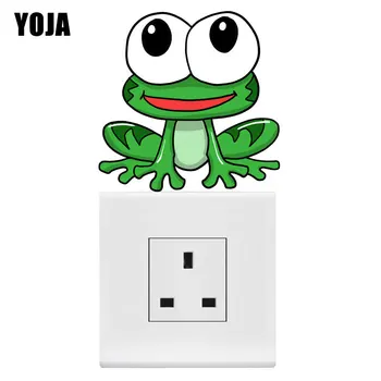 YOJA Green Cute Little Frog PVC Switch Sticker Personalized Interesting Style Wall Decal Cartoon Design 8SS0933
YOJA Green Cute Little Frog PVC Switch Sticker Personalized Interesting Style Wall Decal Cartoon Design 8SS0933