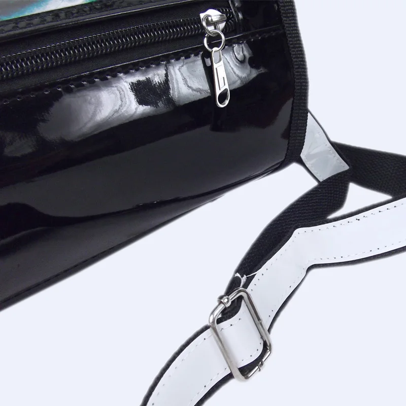 Smile Face Michael Jackson Fashion Casual PU PVC Printed Casual Zipper Student Shoulder Bag Crossbody Bags School Messenger Bag Smile Face Michael Jackson Fashion Casual PU PVC Printed Casual Zipper Student Shoulder Bag Crossbody Bags School Messenger Bag