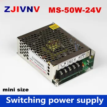 24V 2A 50W Mini size Switching Power Supply Transformer 110-264V AC to DC 24V output for LED Strip light /CCTV (MS-50-24)
24V 2A 50W Mini size Switching Power Supply Transformer 110-264V AC to DC 24V output for LED Strip light /CCTV (MS-50-24)