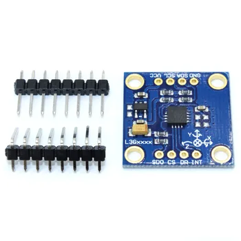5PCS GY-50 L3G4200D 3 Axis Digital Gyroscope Sensor Module Angular Velocity Module
5PCS GY-50 L3G4200D 3 Axis Digital Gyroscope Sensor Module Angular Velocity Module