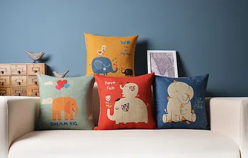 Elephants friend Lovely Nordic illustrator Linen pillow cotton cushion Square Pillowcases Home Decor sofa cushions
Elephants friend Lovely Nordic illustrator Linen pillow cotton cushion Square Pillowcases Home Decor sofa cushions