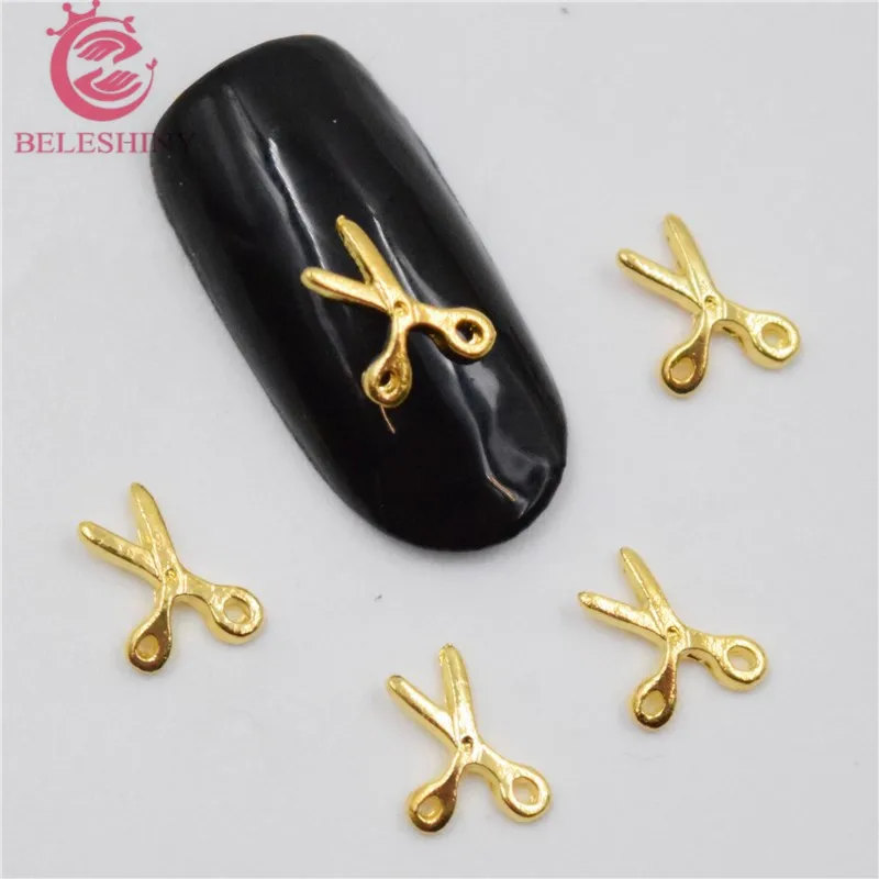 Beleshiny 50Pcs new Golden Scissors, 3D Metal Alloy Nail Art Decoration/Charms/Studs,Nails 3d Jewelry nail supplies H087
Beleshiny 50Pcs new Golden Scissors, 3D Metal Alloy Nail Art Decoration/Charms/Studs,Nails 3d Jewelry nail supplies H087