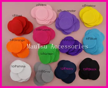 300PCS 5.0cm 2.0" Colorful round felt pads for flower and brooches'back,round felt spacers,Non-woven circle appliques wholesales
300PCS 5.0cm 2.0" Colorful round felt pads for flower and brooches'back,round felt spacers,Non-woven circle appliques wholesales