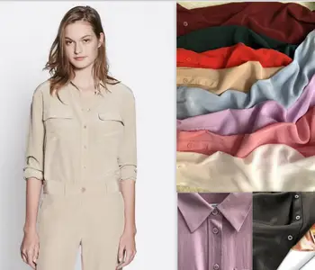 Slim Signature 100% Silk Shirt Women Blouse New Style Spring Autumn Long Sleeve Classic 2 Pockets Design Female Shirts
Slim Signature 100% Silk Shirt Women Blouse New Style Spring Autumn Long Sleeve Classic 2 Pockets Design Female Shirts