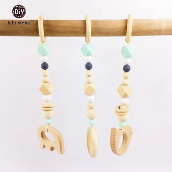 Let's Make Baby Teether 3pcs Elephant Beech Wood Animal Wooden Ring Rattle Play Gym Round Beads Silicone Beads Wooden Teether
Let's Make Baby Teether 3pcs Elephant Beech Wood Animal Wooden Ring Rattle Play Gym Round Beads Silicone Beads Wooden Teether