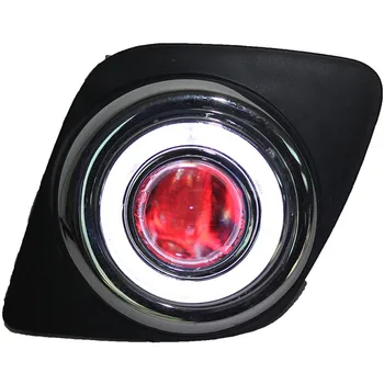 DRL COB angel eye ( 6 colors ) + projector lens + H3 halogen fog lamp + black fog lamp house for toyota rav4
DRL COB angel eye ( 6 colors ) + projector lens + H3 halogen fog lamp + black fog lamp house for toyota rav4