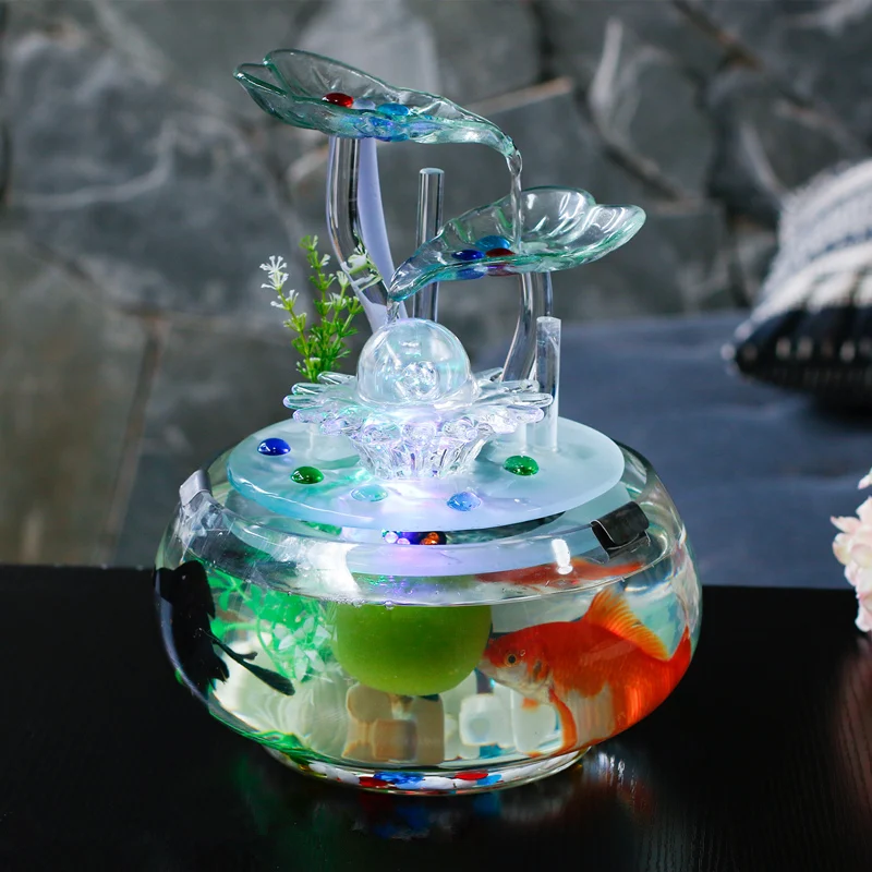 Home Furnishing decorative ornaments desktop water fountain water aquarium living room study opening housewarming gifts
Home Furnishing decorative ornaments desktop water fountain water aquarium living room study opening housewarming gifts