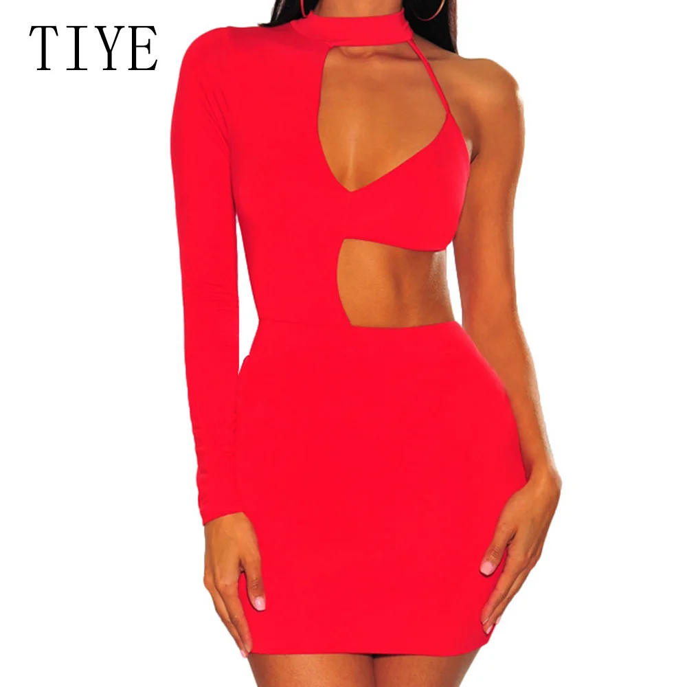 TIYE Summer Sexy Hollow Out Backless Mini Dress Fashion One Shoulder Elegant Bodycon Bandage Dress Night Club Party Dresses
TIYE Summer Sexy Hollow Out Backless Mini Dress Fashion One Shoulder Elegant Bodycon Bandage Dress Night Club Party Dresses