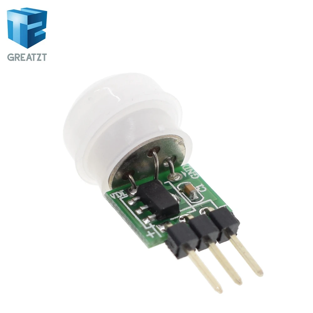 GREATZT Mini IR Pyroelectric Infrared PIR Motion Human Sensor Automatic Detector Module AM312 Sensor DC 2.7 to 12V
GREATZT Mini IR Pyroelectric Infrared PIR Motion Human Sensor Automatic Detector Module AM312 Sensor DC 2.7 to 12V
