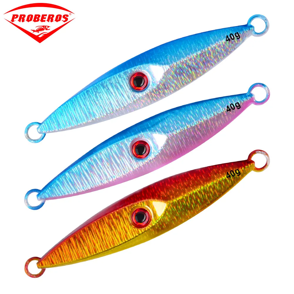 1PC Jigging Lead Fish 40G/8.5CM Metal Jig Fishing Lure with Nepal Hooks 5 Colors Paillette Knife Wobbler Artificial Hard Bait
1PC Jigging Lead Fish 40G/8.5CM Metal Jig Fishing Lure with Nepal Hooks 5 Colors Paillette Knife Wobbler Artificial Hard Bait