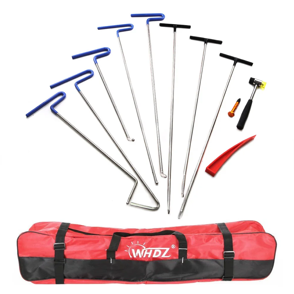 WHDZ 8Pieces hook Dent Repair Tool - Dent Puller Tap Down Auto Car Ding Dent Repair Tool with Wedge Paintless Hail Removal Tool
WHDZ 8Pieces hook Dent Repair Tool - Dent Puller Tap Down Auto Car Ding Dent Repair Tool with Wedge Paintless Hail Removal Tool