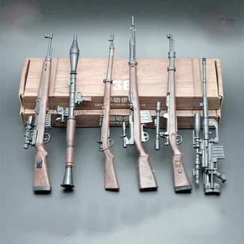 6PCS WW2 Military 1/6 Soldiers Action Figures Scale Weapons Models Germany KAR 98K Mauser Rifle Guns Accessories 4D Block Toys
6PCS WW2 Military 1/6 Soldiers Action Figures Scale Weapons Models Germany KAR 98K Mauser Rifle Guns Accessories 4D Block Toys