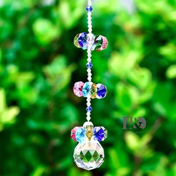 H&D 30mm Crystal Suncatcher Window Pendant Fengshui Rainbow Maker Chandelier Ball Prism (colorful)
H&D 30mm Crystal Suncatcher Window Pendant Fengshui Rainbow Maker Chandelier Ball Prism (colorful)