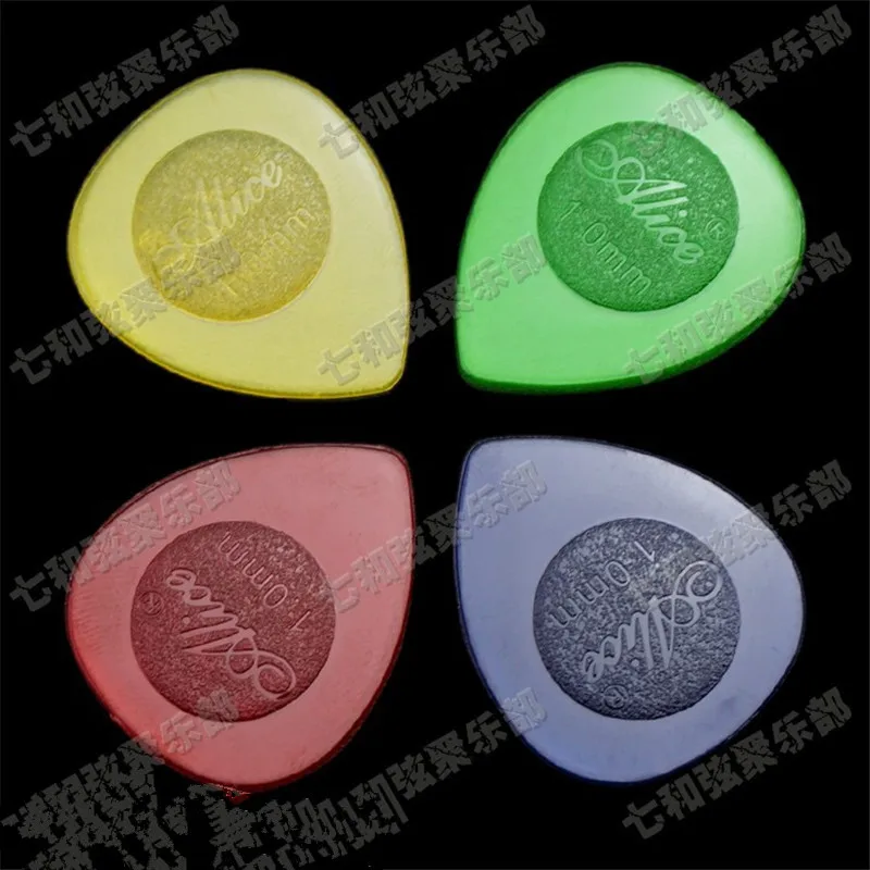 QHX 20 шт. Alice Mix Color 1 0 мм Большие капли воды прозрачные гитарные палочки аксессуары