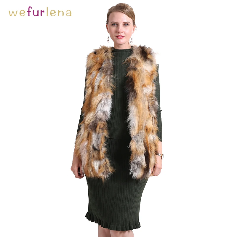 Red Fox Fur Genuine Vest Real Natural Fox Fur Waistcoats Winter Fur Jacket Women Clothes New Fur Vest for Women
Red Fox Fur Genuine Vest Real Natural Fox Fur Waistcoats Winter Fur Jacket Women Clothes New Fur Vest for Women