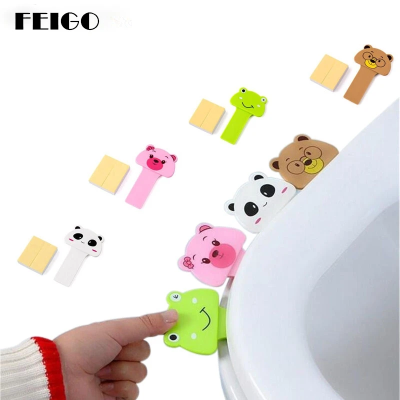 FEIGO 2Pc New Cute Cartoon Toilet Cover Lifting Device Bathroom Toilet Lid Portable Handle Bathroom Toilet Seat Accessories F104
FEIGO 2Pc New Cute Cartoon Toilet Cover Lifting Device Bathroom Toilet Lid Portable Handle Bathroom Toilet Seat Accessories F104
