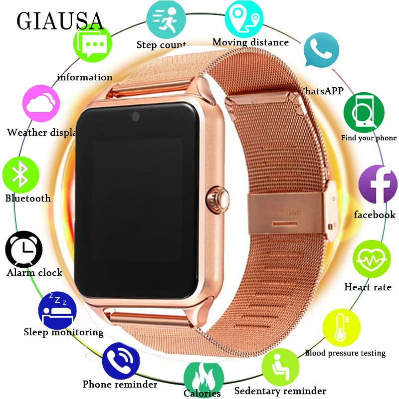 2019 Fashion GT08 Plus Metal Strap Smart Watch Z60 Bluetooth Wrist Smartwatch Support Sim TF Card Android & IOS Watch Pk Q9
2019 Fashion GT08 Plus Metal Strap Smart Watch Z60 Bluetooth Wrist Smartwatch Support Sim TF Card Android & IOS Watch Pk Q9