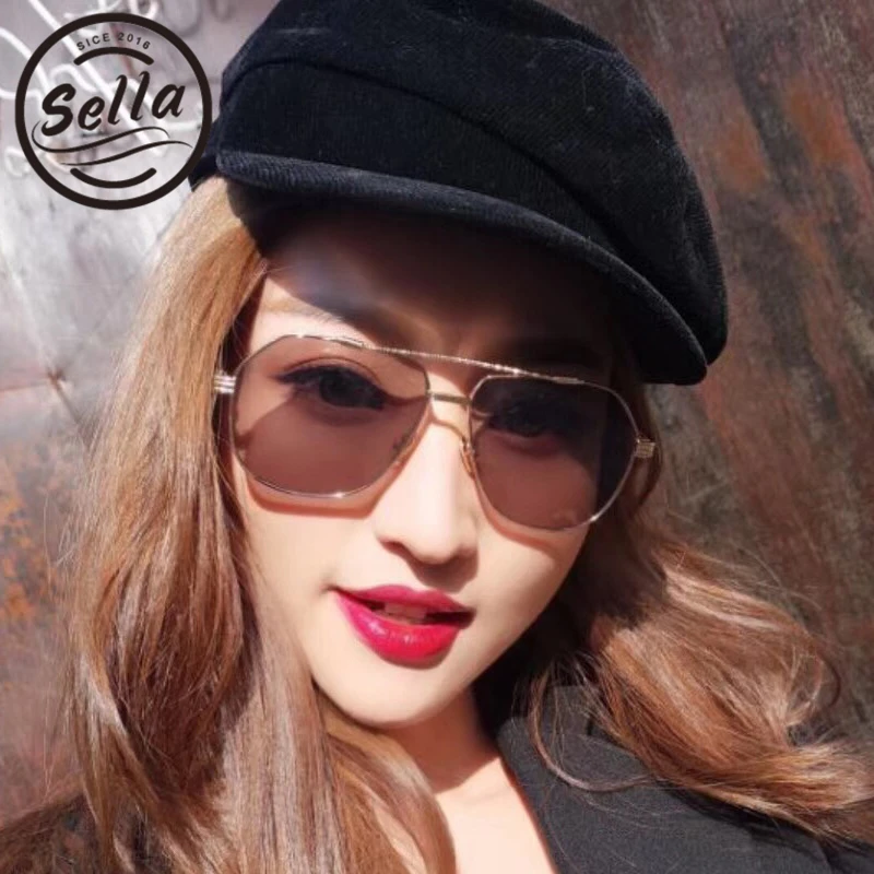 Sella Retro Fashion Women Men Candy Color Tint Lens Alloy Frame Sunglasses Trending Ladies Pink/Yellow/Clear Lens Glasses Wear
Sella Retro Fashion Women Men Candy Color Tint Lens Alloy Frame Sunglasses Trending Ladies Pink/Yellow/Clear Lens Glasses Wear