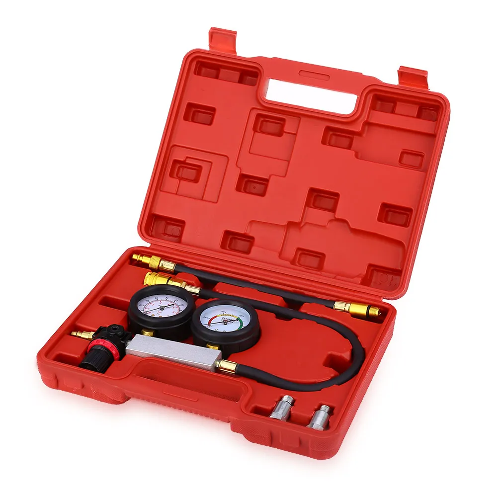 Engine Cylinder Leakage Tester Dual Pressure Gauge Diagnostic Kit Auto Pressure Measuring Instruments for Petrol Engine Car Tool
Engine Cylinder Leakage Tester Dual Pressure Gauge Diagnostic Kit Auto Pressure Measuring Instruments for Petrol Engine Car Tool
