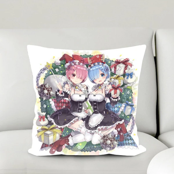 Oct. New Home Textile Re:ZERO Anime Rem & Ram 2WT 2way One-sided Two-sided Square Pillow Case Hot Sale Gift #41055B
Oct. New Home Textile Re:ZERO Anime Rem & Ram 2WT 2way One-sided Two-sided Square Pillow Case Hot Sale Gift #41055B