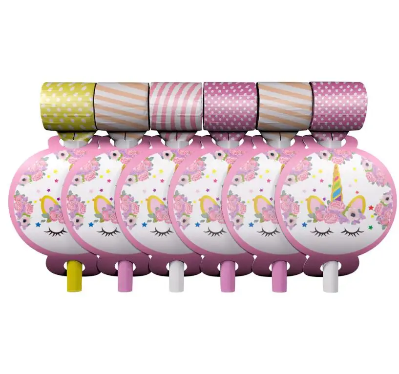 6pcs/set Cute Baby Cartoon Unicorn pink Pattern Blow Dragon Long Kids Birthday Blowout Party Children Toy
6pcs/set Cute Baby Cartoon Unicorn pink Pattern Blow Dragon Long Kids Birthday Blowout Party Children Toy