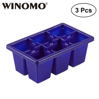 WINOMO 3 PCS Seed Sprouter Tray Seedling Starter Trays 6 Cells Per Tray Plant Grower
WINOMO 3 PCS Seed Sprouter Tray Seedling Starter Trays 6 Cells Per Tray Plant Grower
