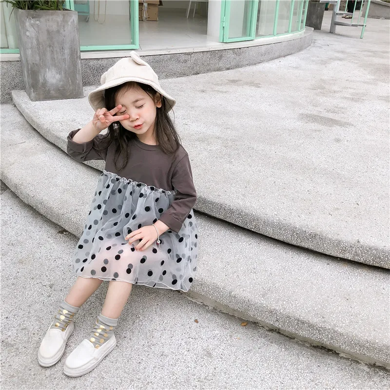 2019 Spring New Arrival korean style cotton dot pattern all-match long sleeve princess dress for cute sweet baby girls
2019 Spring New Arrival korean style cotton dot pattern all-match long sleeve princess dress for cute sweet baby girls