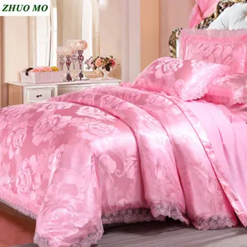 Luxury European Pink Bedding set Pillowcase Duvet Cover Sheet Wedding decoration Bridal gift Bed linens home bedroom Bedding set
Luxury European Pink Bedding set Pillowcase Duvet Cover Sheet Wedding decoration Bridal gift Bed linens home bedroom Bedding set