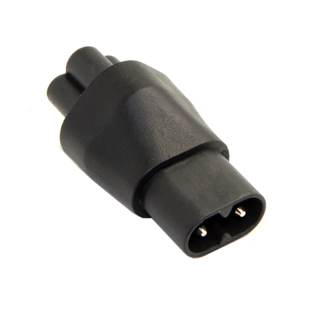 CY IEC 320 C8 Plug to C5 Receptacle Cloverleaf Power Supply Mains Adapter Convertor
CY IEC 320 C8 Plug to C5 Receptacle Cloverleaf Power Supply Mains Adapter Convertor