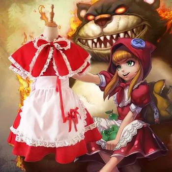 Women Girls Maid Little Red Riding Hood Dresses Costume Union Anne Cosplay Costumes Halloween Purim
Women Girls Maid Little Red Riding Hood Dresses Costume Union Anne Cosplay Costumes Halloween Purim