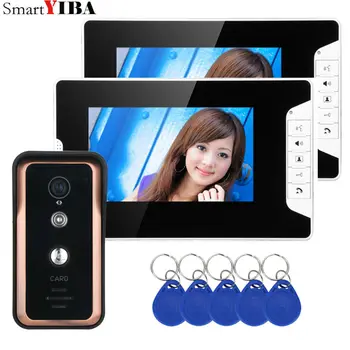 SmartYIBA RFID Keyfobs Access Control 7 "Video Deurtelefoon Handsfree Monitor Camera Intercom Deurbel Oproep Systeem
SmartYIBA RFID Keyfobs Access Control 7 "Video Deurtelefoon Handsfree Monitor Camera Intercom Deurbel Oproep Systeem