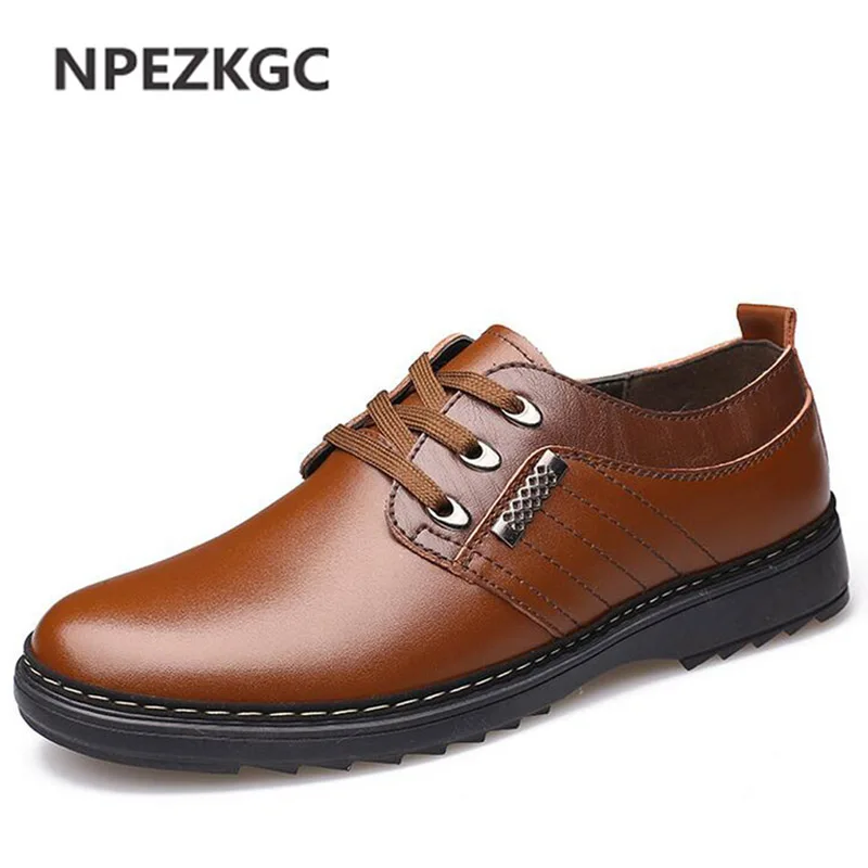 NPEZKGC New Men's Flats Shoes Spring High Quality Fashion Breathable Men's Lace-up Casual Shoes Leather Shoes Men Driving Shoes
NPEZKGC New Men's Flats Shoes Spring High Quality Fashion Breathable Men's Lace-up Casual Shoes Leather Shoes Men Driving Shoes