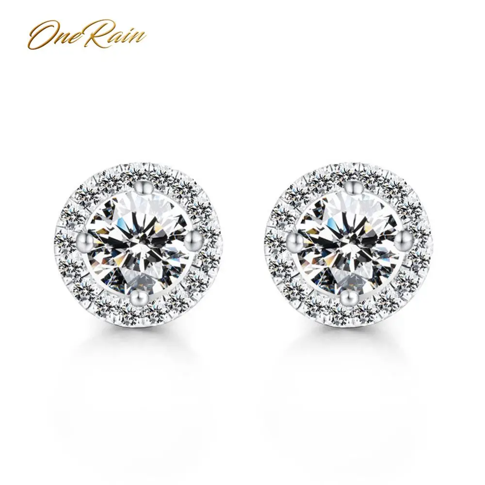 OneRain Vintage 100% 925 Sterling Silver Natural AAA Zircons Ear Studs Wedding Engagement Earrings Women Birthday Gift Wholesale
OneRain Vintage 100% 925 Sterling Silver Natural AAA Zircons Ear Studs Wedding Engagement Earrings Women Birthday Gift Wholesale