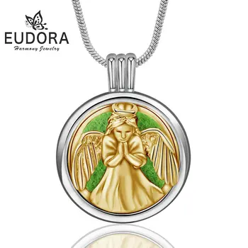 EUDORA 20 mm essential oil diffuser necklace Copper Blessed Virgin Mary aromatherapy pendant jewelry for Women
EUDORA 20 mm essential oil diffuser necklace Copper Blessed Virgin Mary aromatherapy pendant jewelry for Women