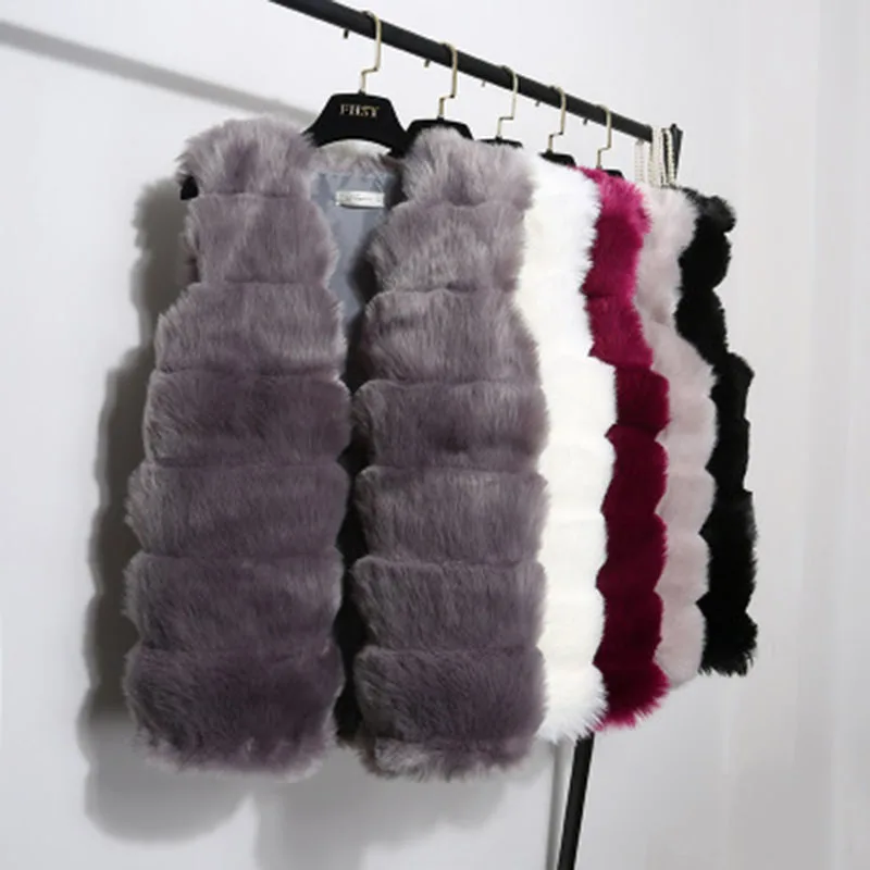 JAPPKBH Faux Fur Winter Coat Women Casual Warm Slim Solid Fur Vest Ladies Vintage Elegant Sleeveless Fake Fur Coat Jacket Women
JAPPKBH Faux Fur Winter Coat Women Casual Warm Slim Solid Fur Vest Ladies Vintage Elegant Sleeveless Fake Fur Coat Jacket Women