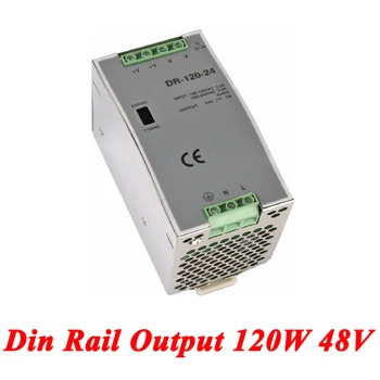 DR-120 Din Rail Power Supply 120W 48V 2.5A,Switching Power Supply AC 110v/220v Transformer To DC 48v,ac dc converter
DR-120 Din Rail Power Supply 120W 48V 2.5A,Switching Power Supply AC 110v/220v Transformer To DC 48v,ac dc converter