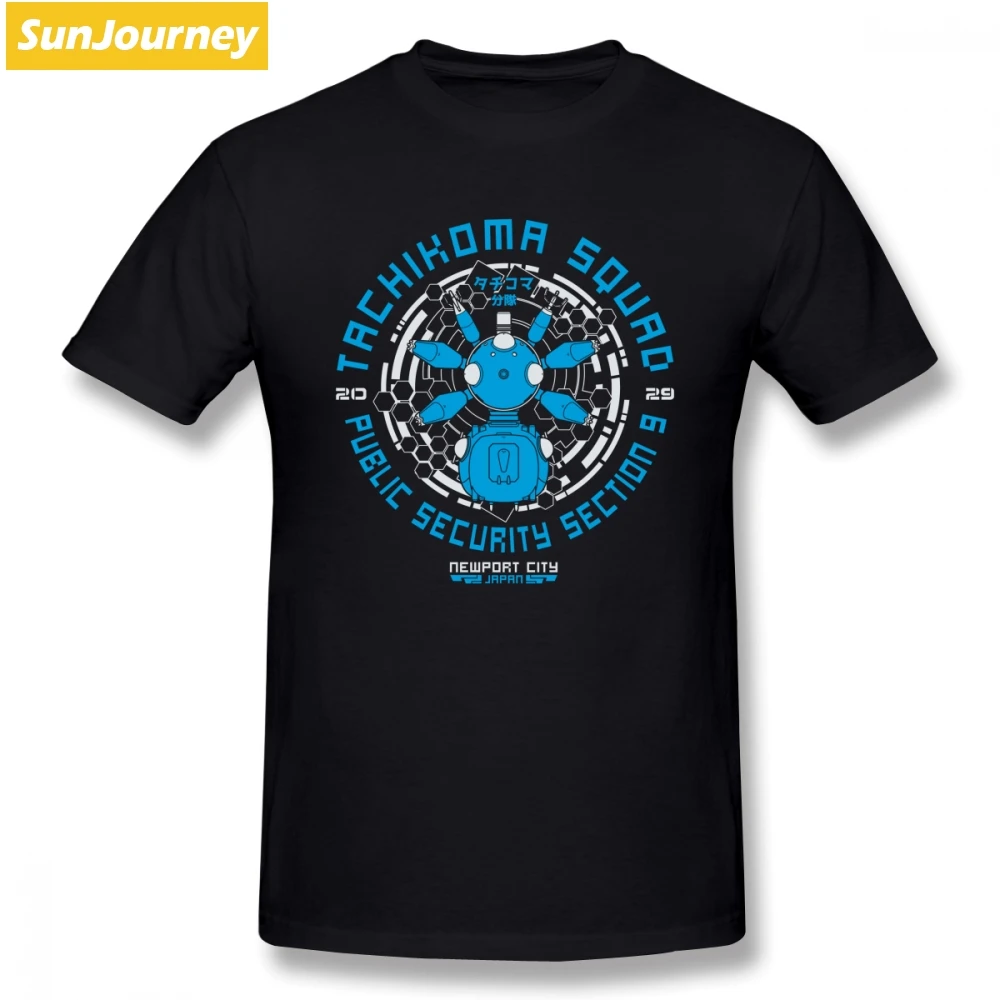 Tachikoma Squad Ghost In The Shell T Shirt Custom Short Sleeve Men's Clothes Popular Camiseta Oversize Cotton T Shirts
Tachikoma Squad Ghost In The Shell T Shirt Custom Short Sleeve Men's Clothes Popular Camiseta Oversize Cotton T Shirts