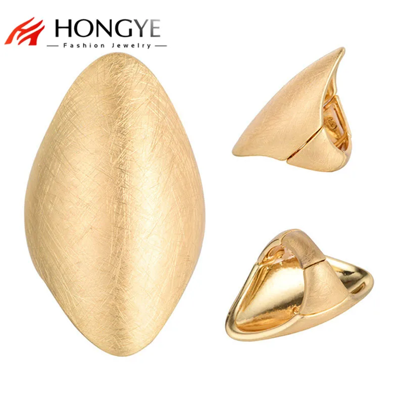 HONGYE Statement Punk Bagues Gold Silver Color Big Oval Wire Drawing Mens Rings Adjustable Simple Polish Women Unisex Jewelry
HONGYE Statement Punk Bagues Gold Silver Color Big Oval Wire Drawing Mens Rings Adjustable Simple Polish Women Unisex Jewelry