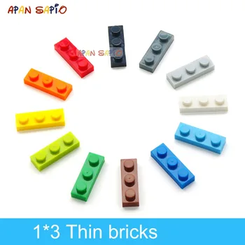 160pcs DIY Building Blocks Thin Figures Bricks 1x3Dots 12Color Educational Creative Size Compatible With lego Toys for Children
160pcs DIY Building Blocks Thin Figures Bricks 1x3Dots 12Color Educational Creative Size Compatible With lego Toys for Children