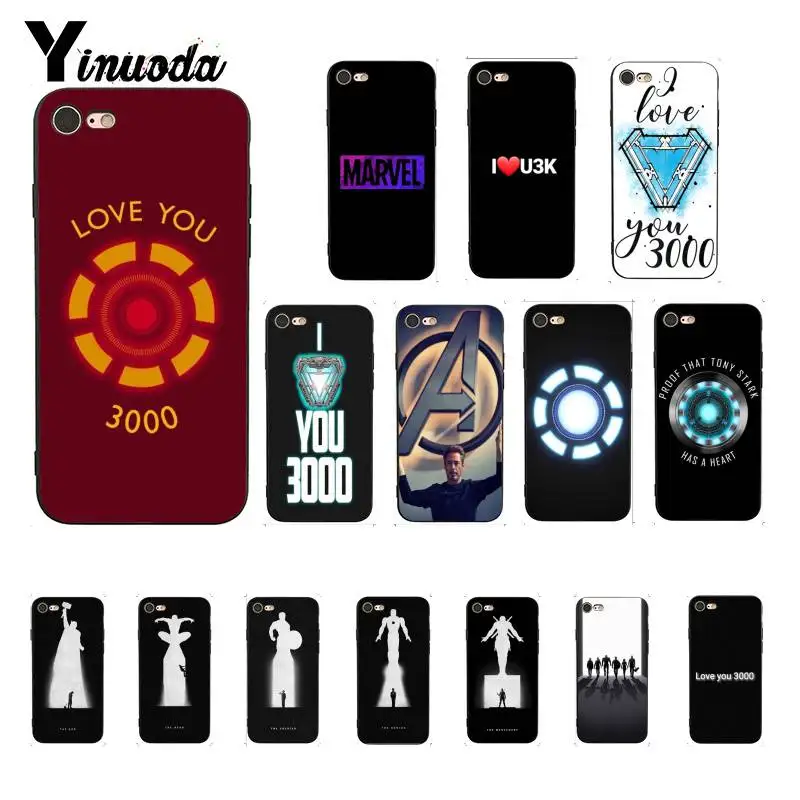 Yinuoda Marvel The Avengers iron Man I Love you 3000 Logo End game Cute Phone Case for iPhone 8 7 6 6S 6Plus X XS MAX 5 5S SE XR
Yinuoda Marvel The Avengers iron Man I Love you 3000 Logo End game Cute Phone Case for iPhone 8 7 6 6S 6Plus X XS MAX 5 5S SE XR