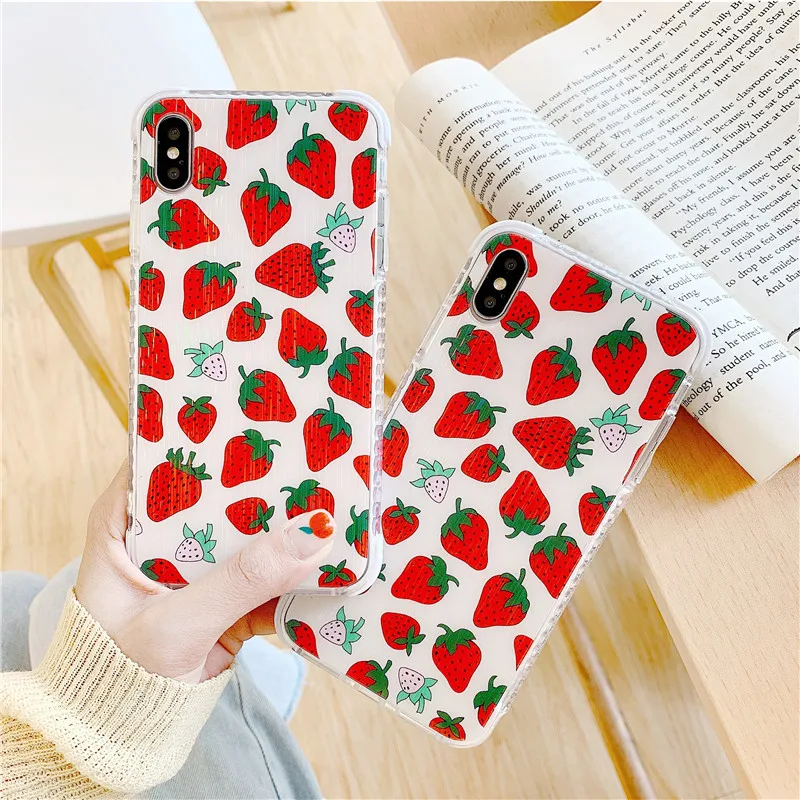 Summer strawberry hard phone case for 6 7 8 iPhone 6s Plus case iPhone 7Plus back cover X XS XR XS MAX iPhone 8 plus laser gloss
Summer strawberry hard phone case for 6 7 8 iPhone 6s Plus case iPhone 7Plus back cover X XS XR XS MAX iPhone 8 plus laser gloss