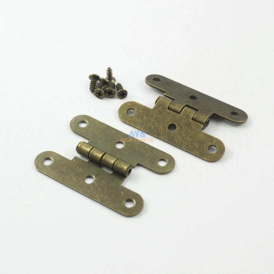 20 Pieces Antique Brass Jewelry Box Hinge Furniture Hinge Wine Box Hinge 55x36mm with Screws
20 Pieces Antique Brass Jewelry Box Hinge Furniture Hinge Wine Box Hinge 55x36mm with Screws