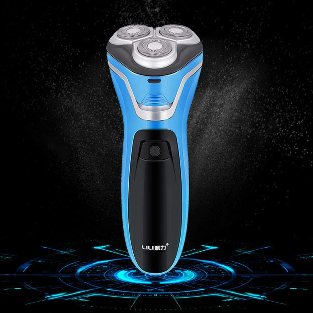 Blue Washable Rechargeable Electric Shaver 3 Floating Blade Heads 4D Shaving Machine With Nose Hair Trimmer Electric Epilator
Blue Washable Rechargeable Electric Shaver 3 Floating Blade Heads 4D Shaving Machine With Nose Hair Trimmer Electric Epilator