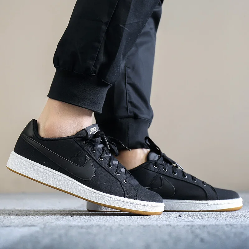 nike court royale canvas black