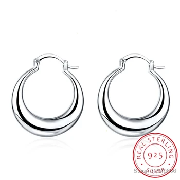 LEKANI Crescent Moon Round Creole Hoop Earrings for Women 925 Sterling Silver Statement Fine Jewelry Brincos Female Gifts
LEKANI Crescent Moon Round Creole Hoop Earrings for Women 925 Sterling Silver Statement Fine Jewelry Brincos Female Gifts