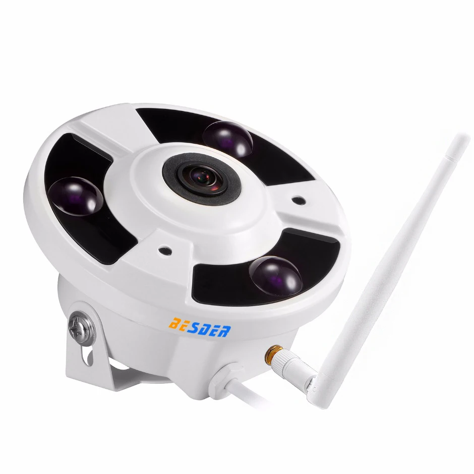 BESDER 960P 3D VR WIFI Audio IP Camera Yoosee P2P Onvif Panoramic Night VIsion Fisheye CCTV Wireless Camera TF Card Slot Max64G
BESDER 960P 3D VR WIFI Audio IP Camera Yoosee P2P Onvif Panoramic Night VIsion Fisheye CCTV Wireless Camera TF Card Slot Max64G